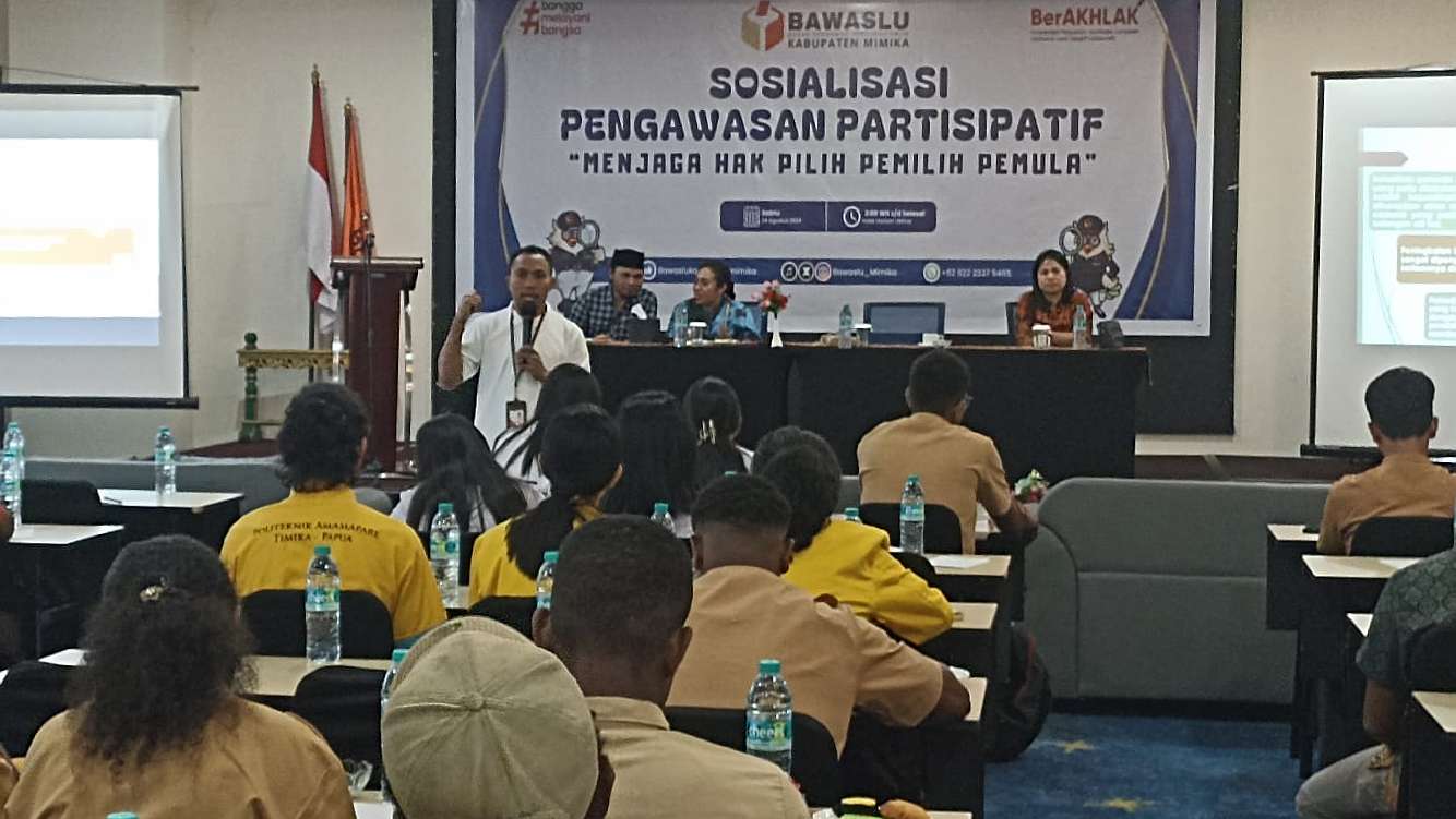 Bawaslu Mimika Edukasi Pemilih Pemula Pilkada Papua Detik