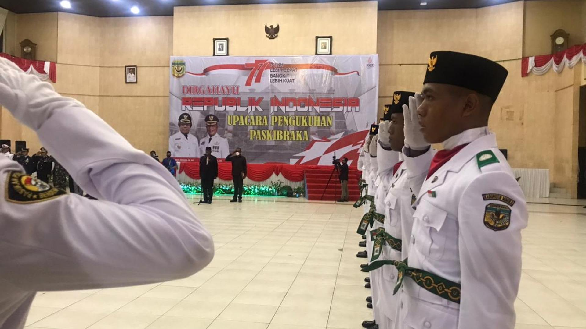 Anggota Paskibra Mimika Dikukuhkan Papua Detik