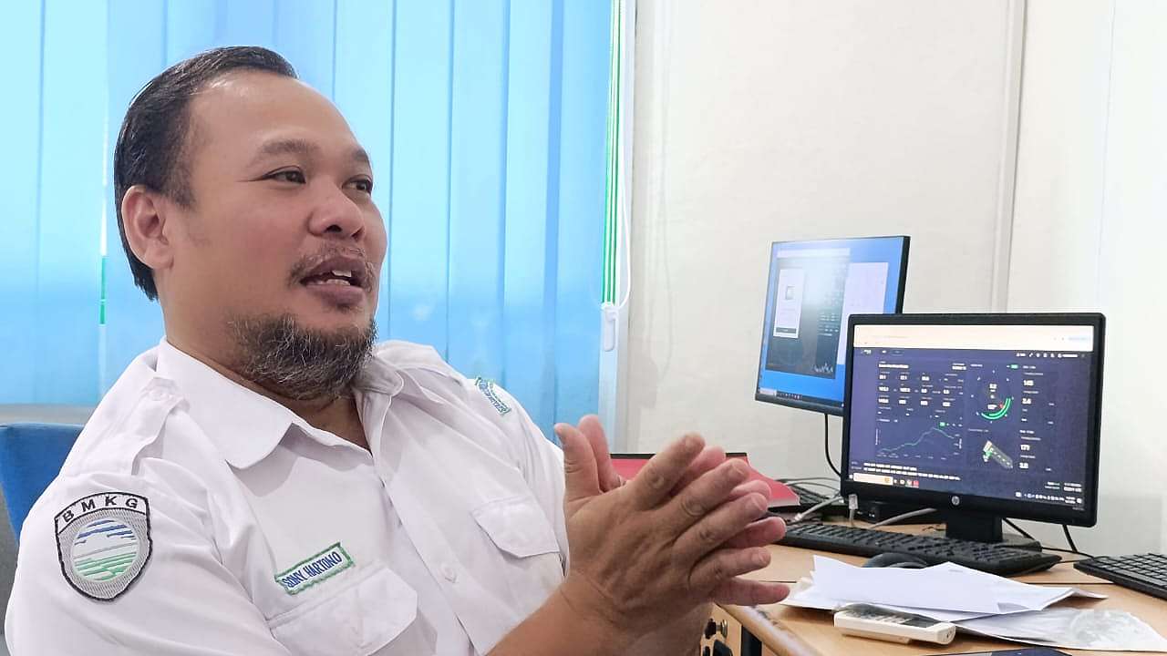 Forecaster BMKG Timika Sony Hartono, Foto; Martha/ Papua60detik