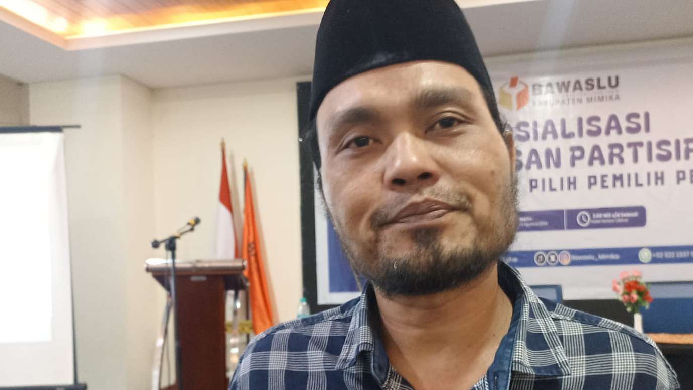 Koordinator Divisi Data dan Informasi KPU Mimika Budiono Muchie. Foto: Eka/ Papua60detik