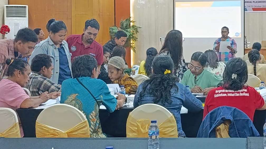 Dinas Kesehatan Mimika gelar pelatihan bagi ratusan kader malaria. Foto; Martha/ Papua60detik