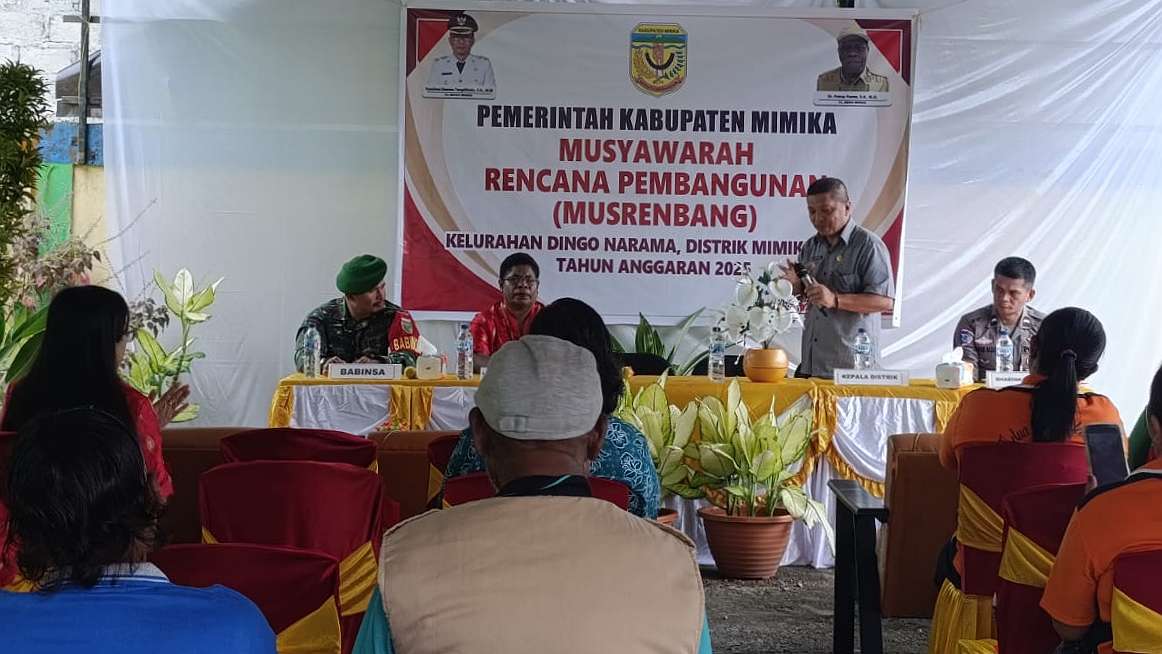 Kelurahan Dingo Narama gelar Musrenbang, Sabtu (08/02/2025). Foto; Martha/ Papua60detik