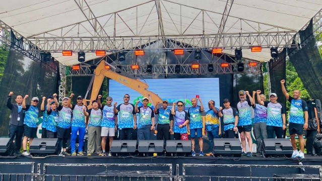 Puncak BK3N PTFI di Alun-alun Kuala Kencana, Sabtu (8/2/2025). Foto: Istimewa