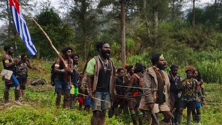 Pasukan TPNPB di Puncak, Papua Tengah. Foto: Istimewa