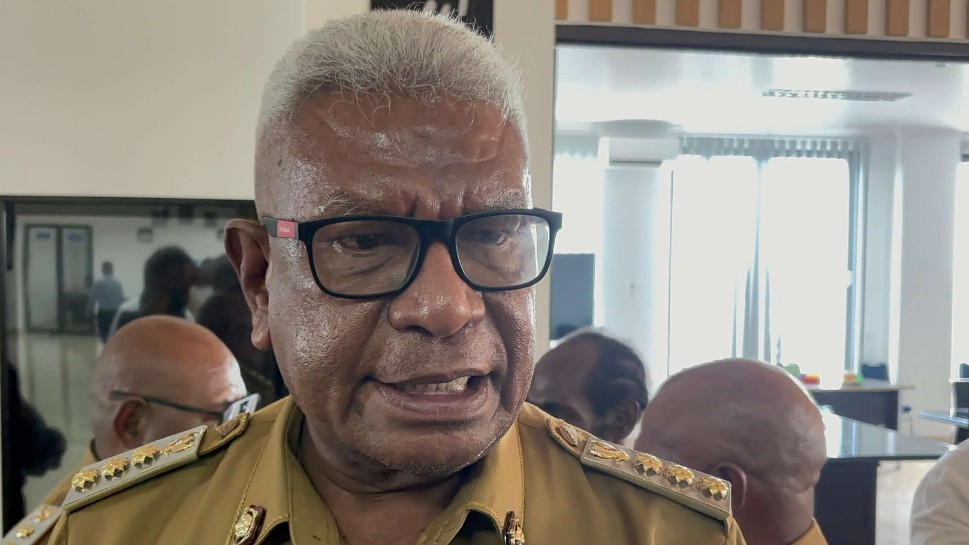 Bupati Mimika, Johannes Rettob, foto; Martha/ Papua60detik