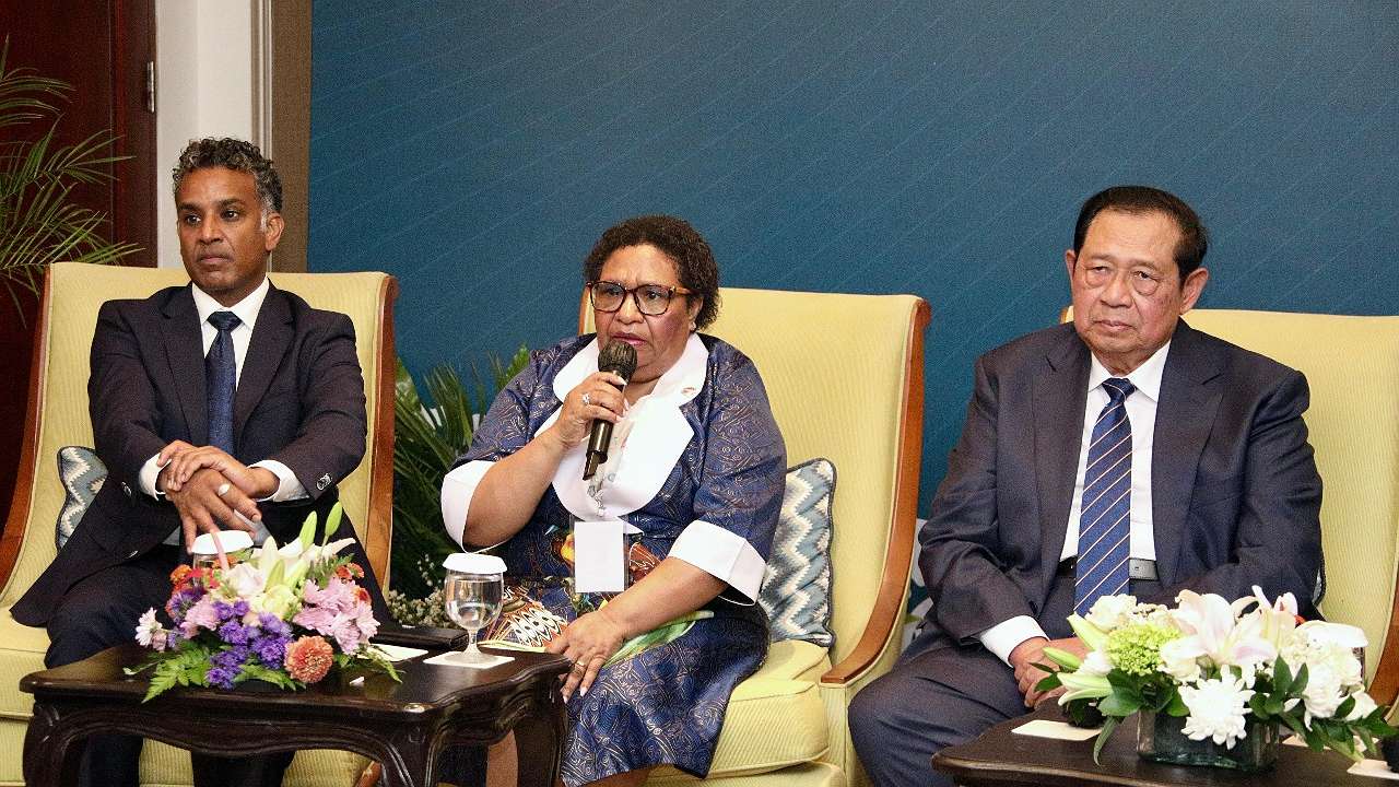 Wakil Menteri Dalam Negeri (Wamendagri) Republik Indonesia, Ribka Haluk hadiri Asia Pacific Leaders’ Summit on Malaria Elimination. Foto: Istimewa