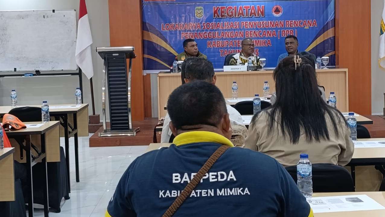 Lokakarya sosialisasi Penyusunan Rencana Penanggulangan Bencana, foto; Martha/ Papua60detik