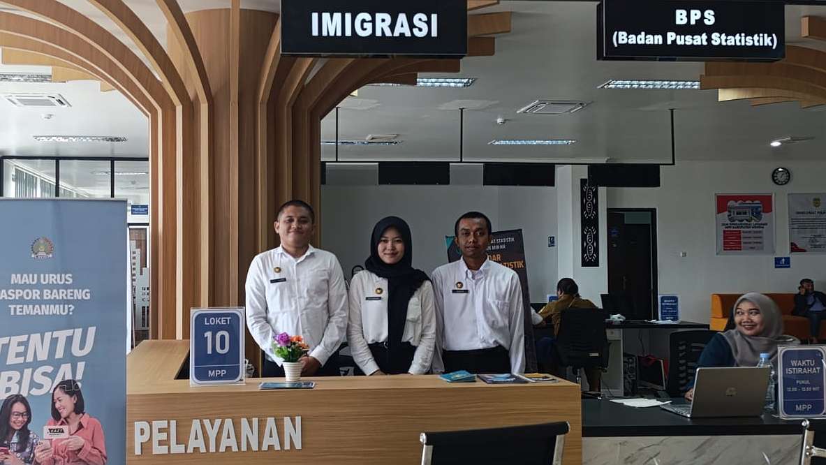 Stand layanan Kantor Imigrasi di MPP Lantai 3 Kantor Dinas Kependudukan dan Pencatatan Sipil (Dukcapil) Mimika, foto: Martha/ Papua60detik