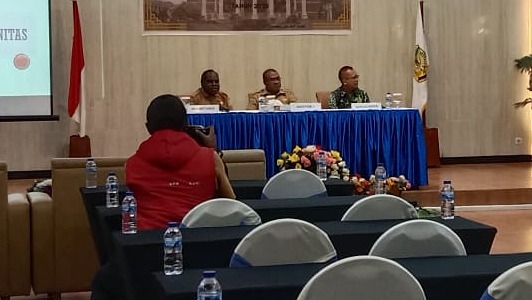 Sosialisasi Komunitas Adat Terpencil (KAT) yang digelar oleh Dinas Sosial, foto: Martha/Papua60detik