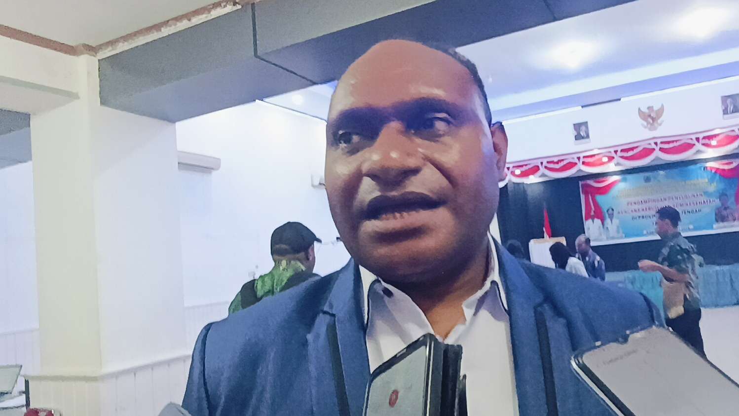Plt Sekertaris Dinkes Papua Tengah drg Yohanes Tebai. Foto : Elias/ Papua60detik