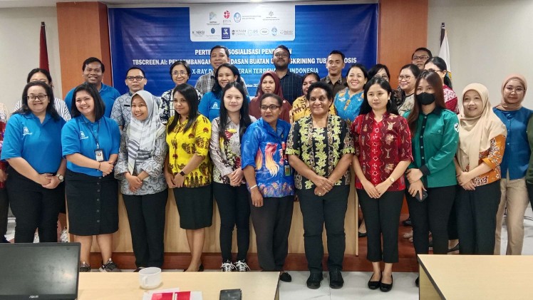 Sosialisasi skrining tuberkulosis (TBC) menggunakan teknologi AI, foto: Martha/Papua60detik