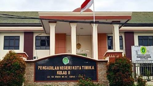 Kantor Pengadilan Negeri Timika. Foto: Eka/Papua60detik