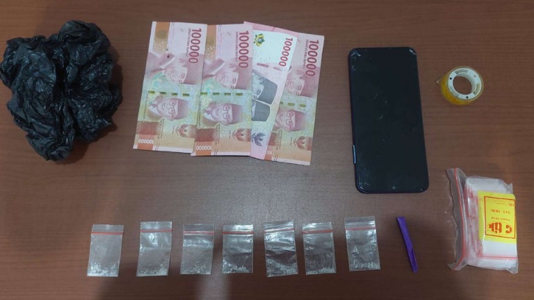 Barang bukti narkoba jenis sabu diamankan Satresnarkoba Polres Mimika. Foto: Istimewa