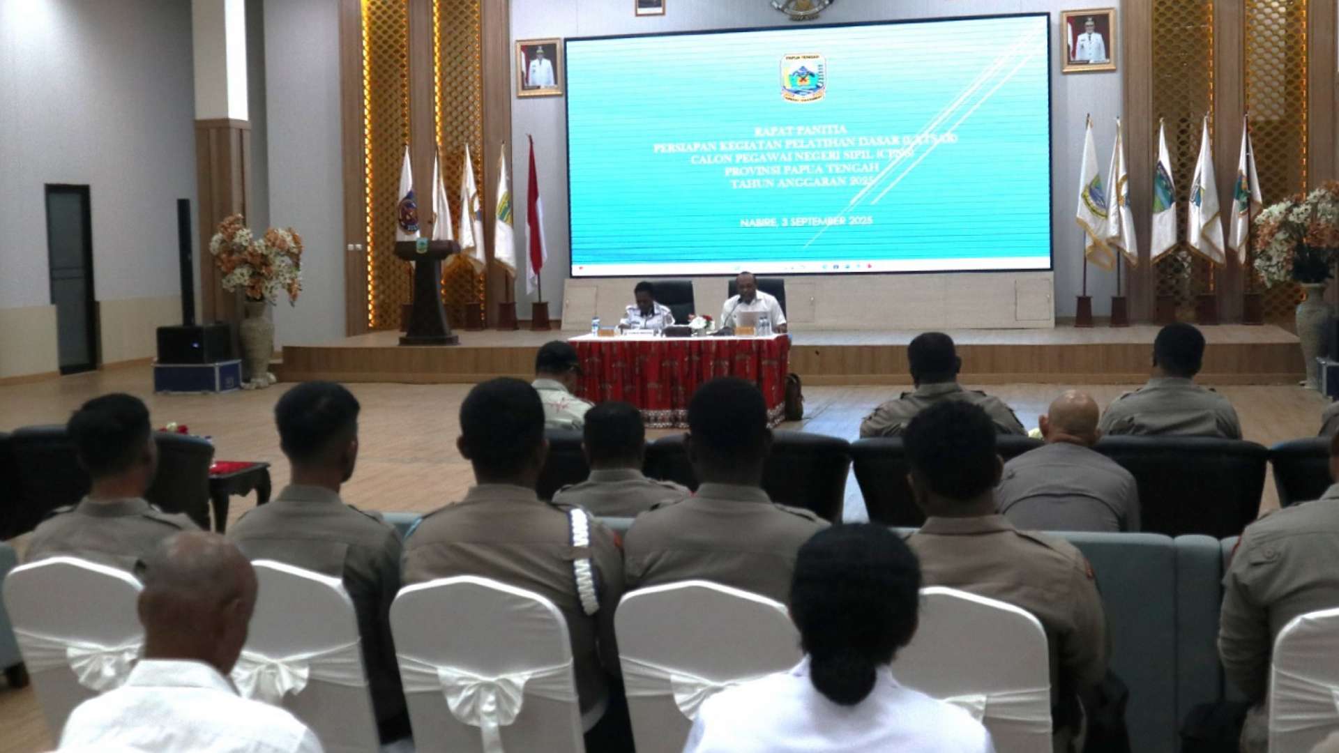 Rapat Panitia Persiapan Kegiatan Pelatihan latsar. Foto: Humas PPT For Papua60detik