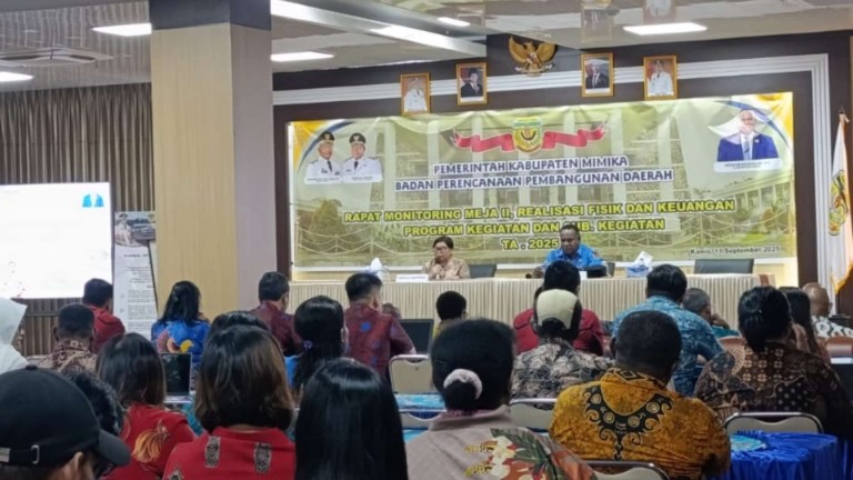 pemkab-mimika-monitoring-meja-ii-pantau-kemajuan-dan-kendala-program