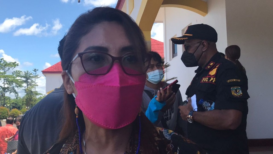 Kepala Dinas Perhubungan Mimika, Jania Basir. Foto: Anti/ Papua60detik