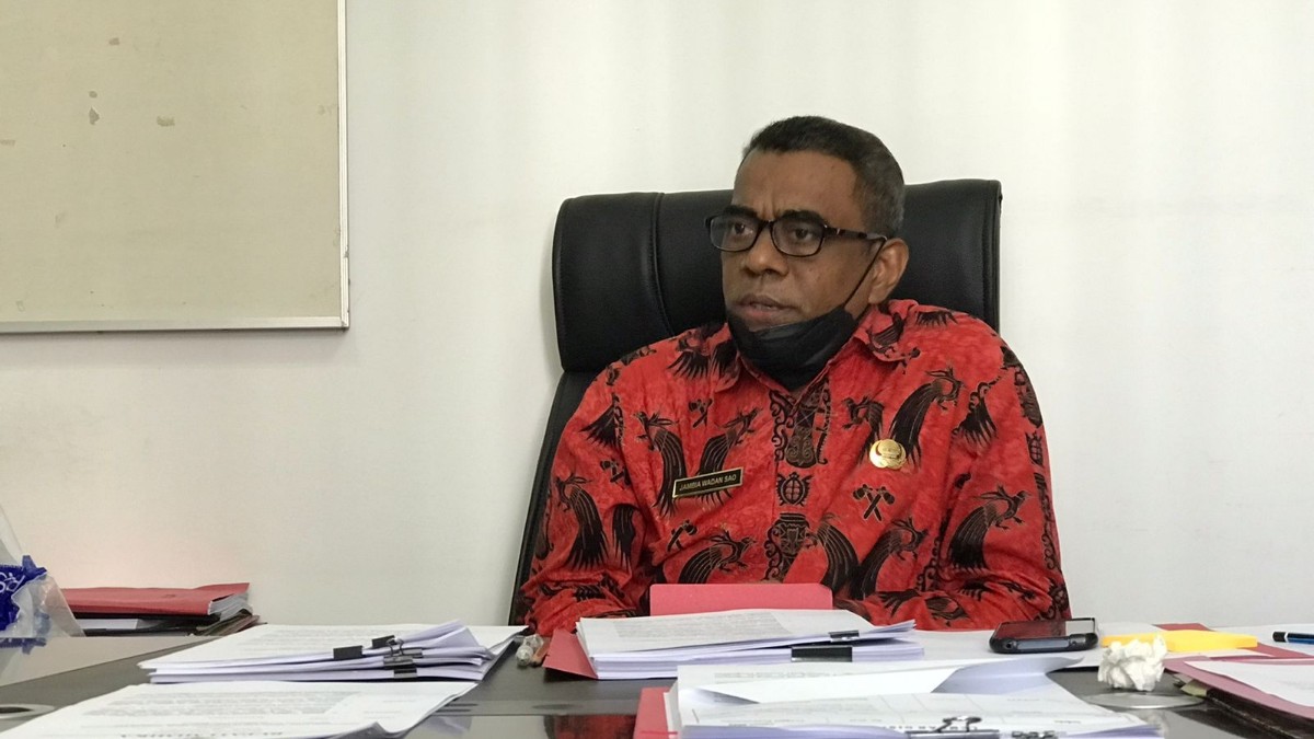 Kepala Bagian Hukum Mimika, Jambia Wadan Sao. Foto: Anti/Papua60detik