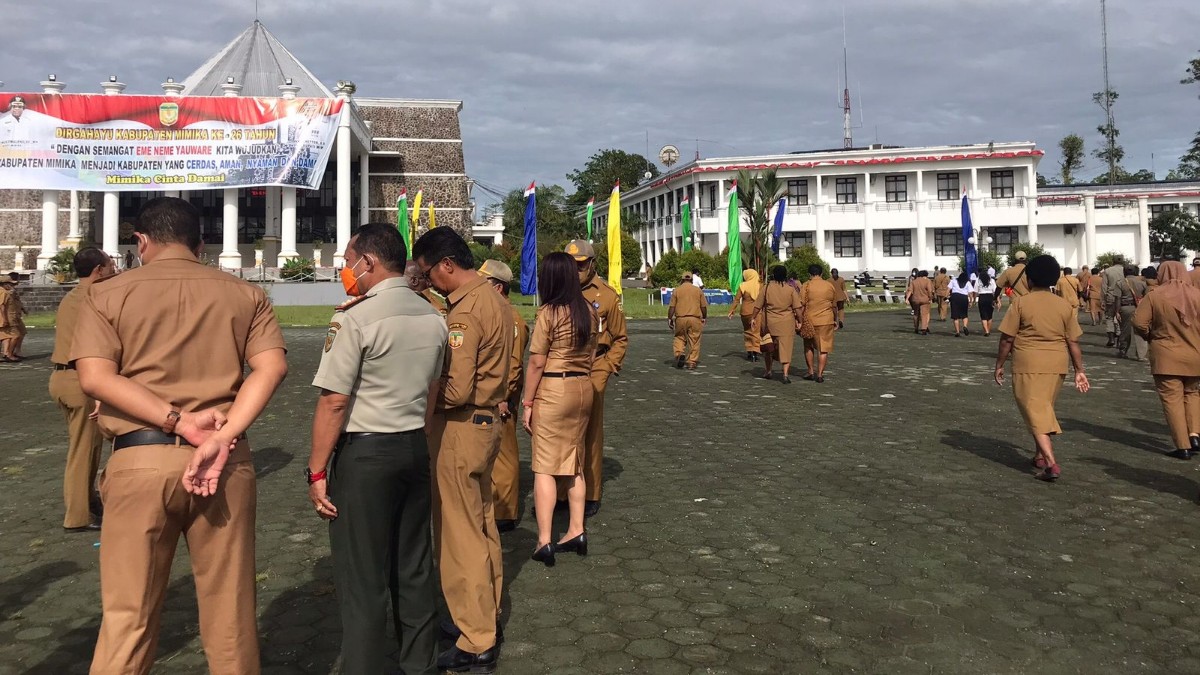 Aparatur Sipil Negara Kabupaten Mimika. Foto: Faris/ Papua60detik