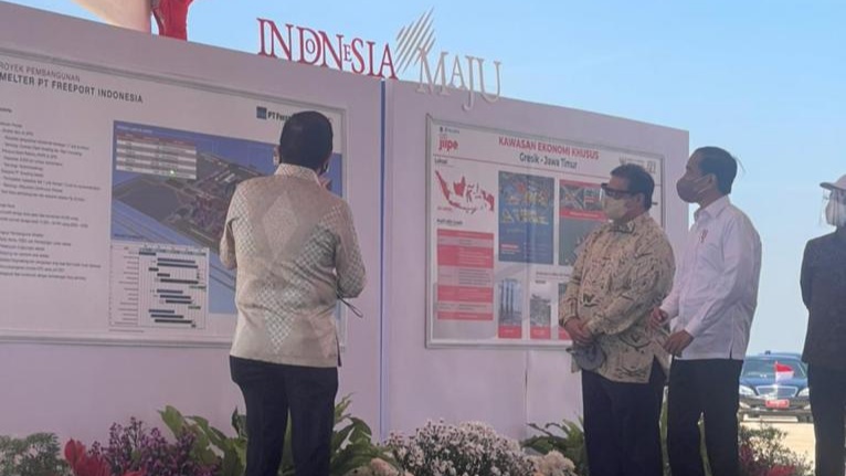 Presiden Joko Widodo Resmikan Groundbreaking Pembangunan Smelter Single ...