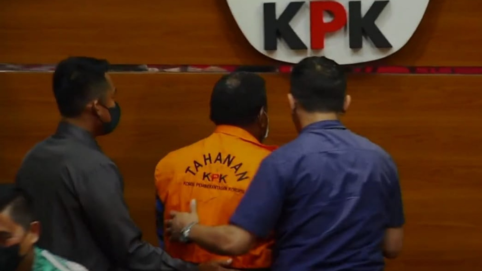 Screenshot channel YouTube  video Konferensi pers Deputi Penindakan KPK