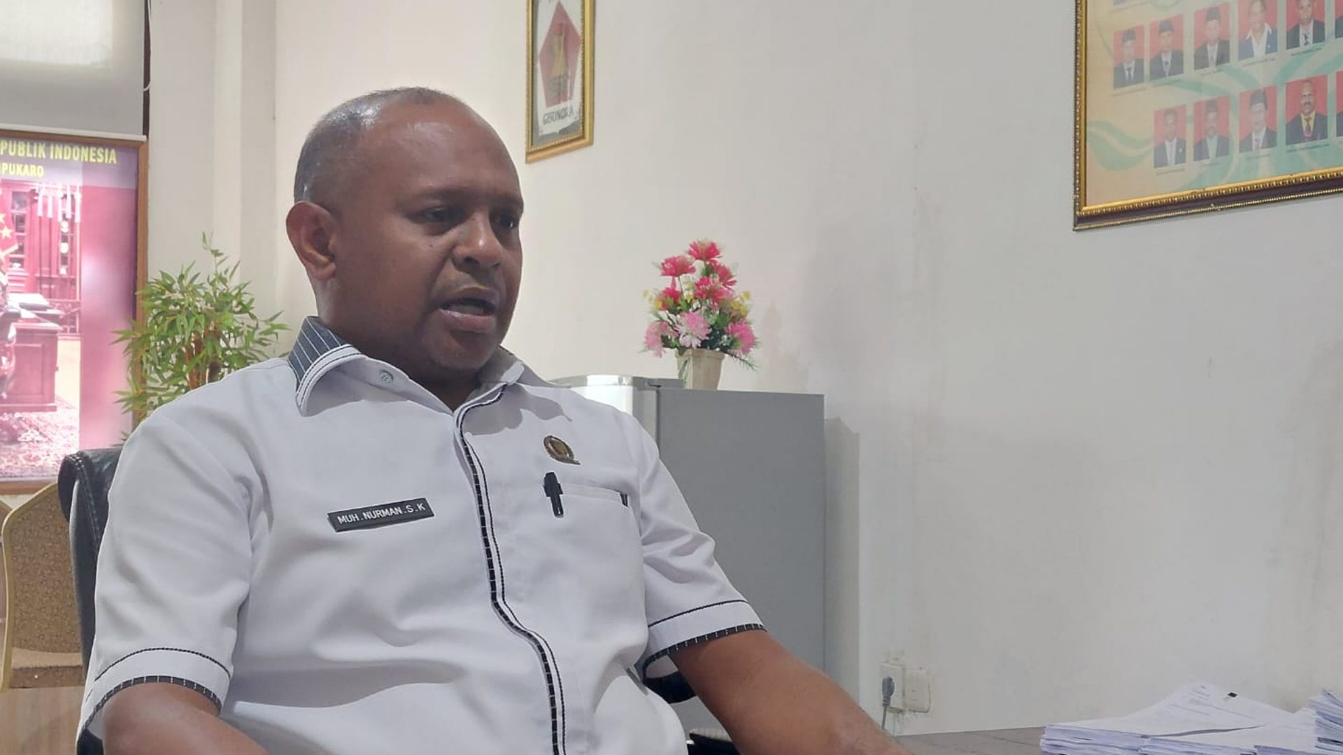 Ketua Pansus Pesawat DPRD Mimika Nurman Karupukaro. Foto: Amma/ Papua60detik