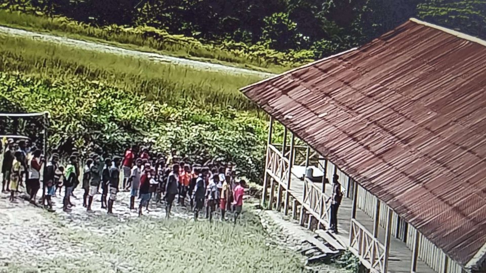 Sekolah dasar di Distrik Alama, Kabupaten Mimika. Foto: Istimewa