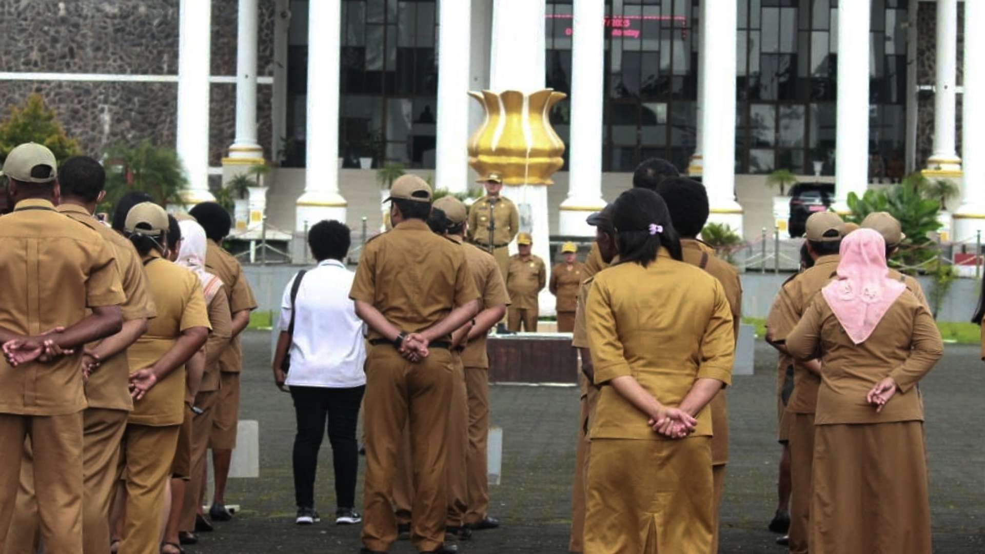 ASN di lingkungan Pemerintah Kabupaten Mimika. Foto: Faris/ Papua60detik