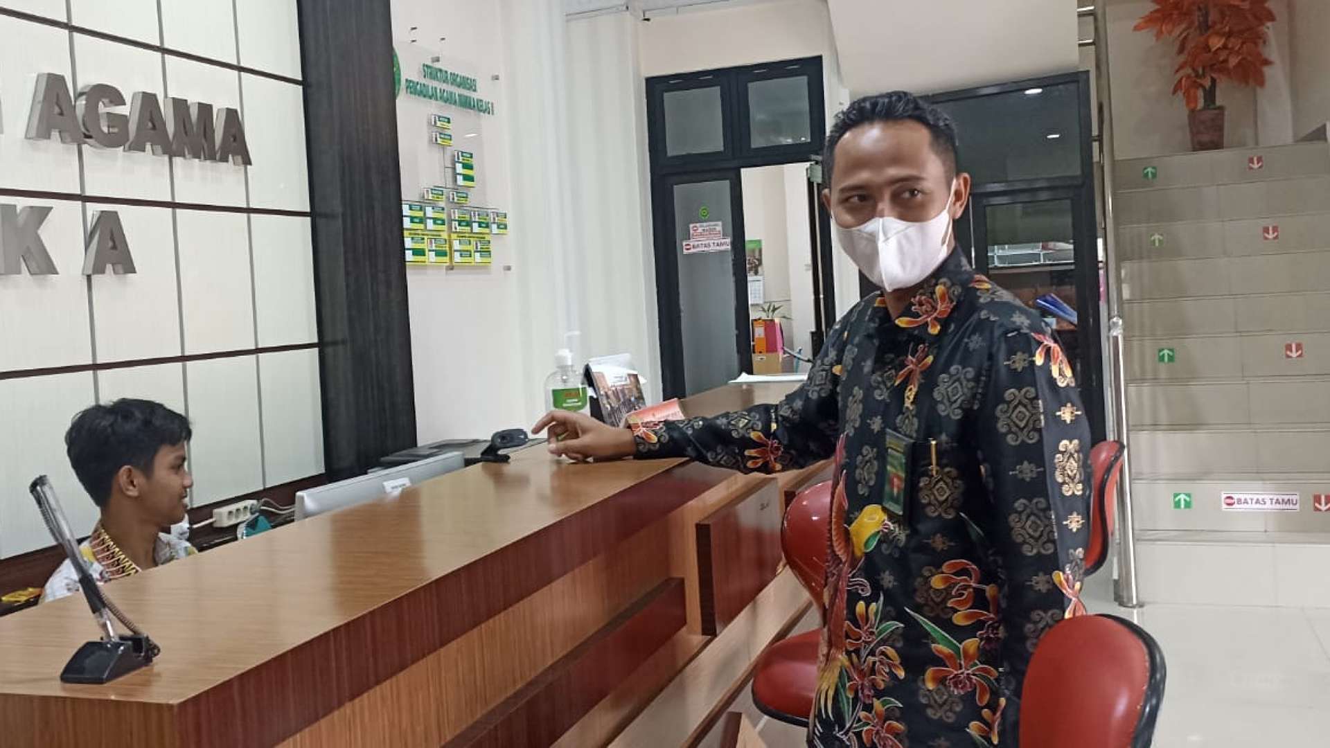 Humas Pengadilan Agama Mimika Ahmad Zubaedi. Foto: Eka/ Papua60detik