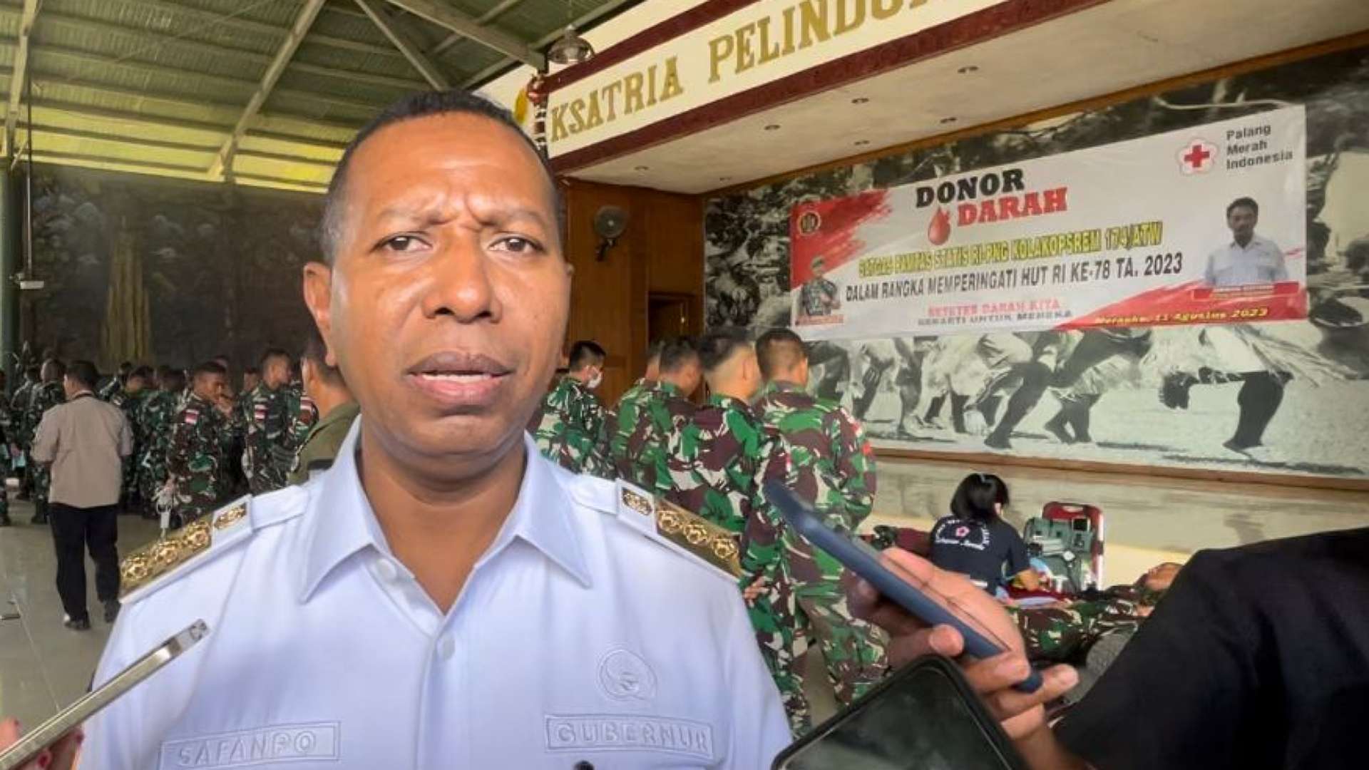 Apolo Safanpo Ingatkan Warga Tak Bakar Lahan Sembarangan - Papua60Detik