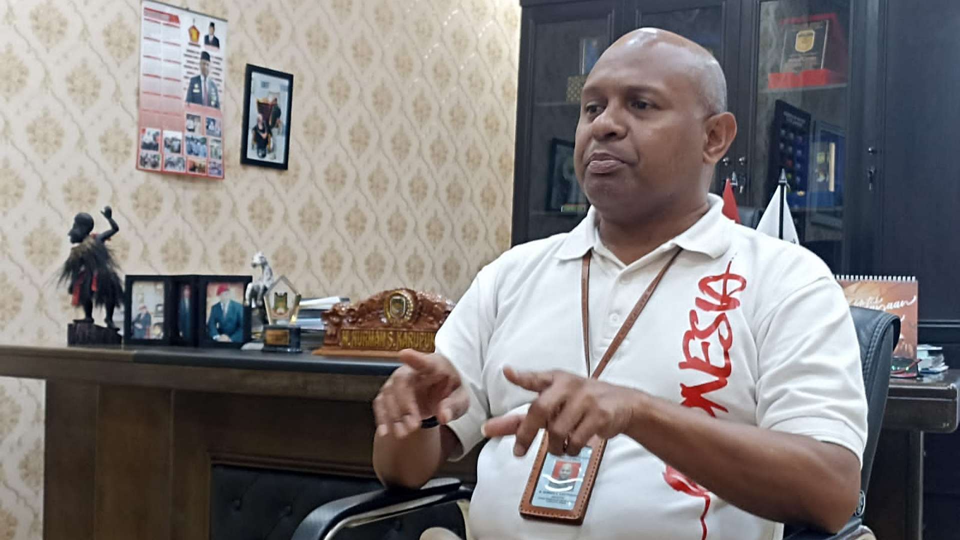 Ketua Komisi B DPRD Mimika, Nurman S Karopukaro. Foto: Eka/ Papua60detik