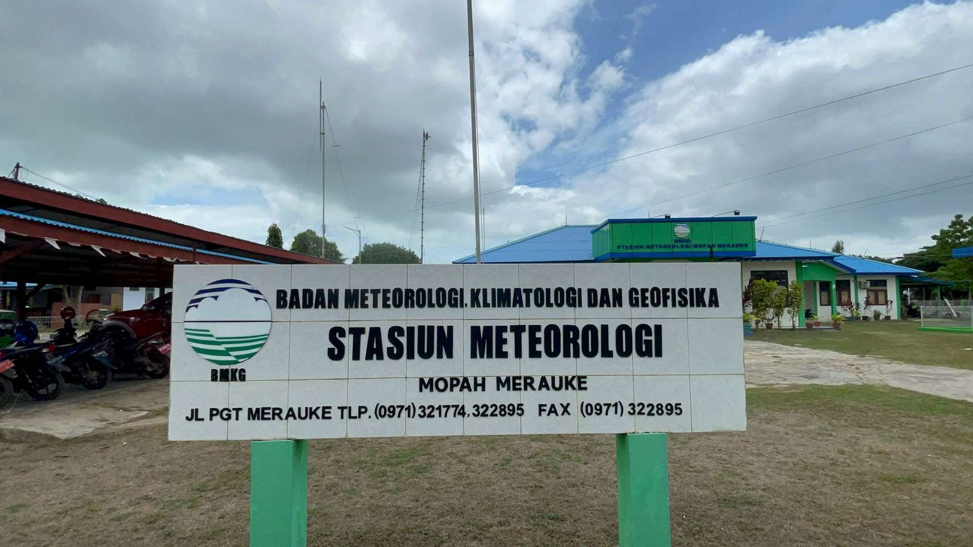 Kantor BKMG Merauke di Jalan Bandara Mopah Merauke. Foto: Ami/ Papua60detik