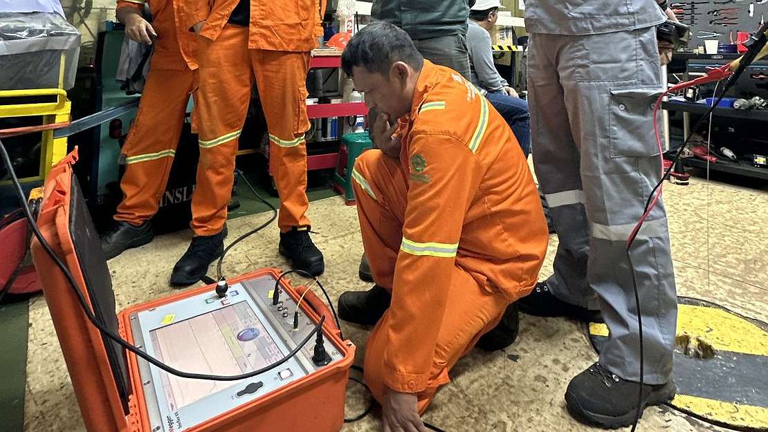 Aktivitas pengerjaan perbaikan SKKL SMPCS. Foto : istimewa